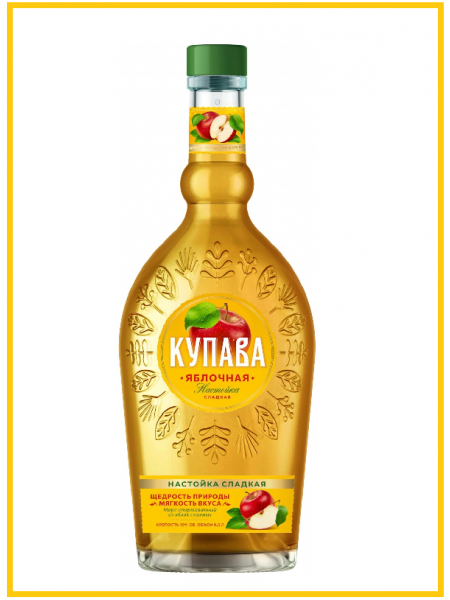 Настойка Купава Яблочная сладкая 0,5л. 19% Россия Настойка Купава Яблочная сладкая 0,5л. 19% Россия