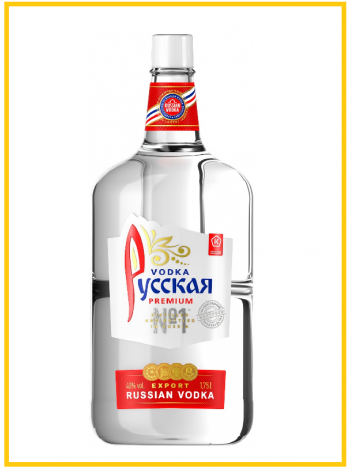 Купить Водка Русская 1,75л. 40% Россия в алкомаркете Изобилие вин