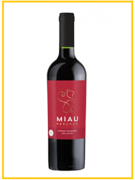 Вино Мяу Каберне Совиньон кр. п/сух. 0,75л. 12,5% Чили