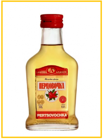 Купить Настойка горькая Ладога Перцовочка 0,1л 35% Россия в алкомаркете Изобилие вин