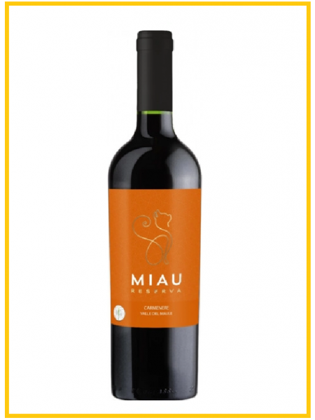 Вино Мяу Карменер кр. п/сух. 0,75л. 12,5% Чили