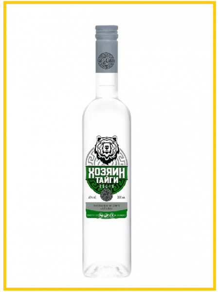 Водка Хозяин тайги 0,5л. 40% Россия