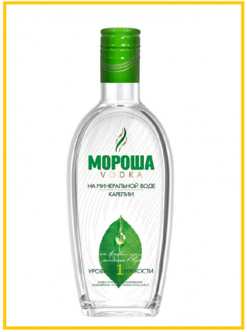 Купить Водка Мороша на мин.воде Карелии уровень мягкости №1 0,1л. 40% Россия в алкомаркете Изобилие вин