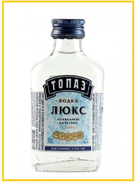 Водка Топаз Люкс 0,1л. 38% Россия