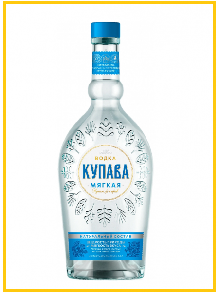 Водка Купава мягкая 0,5л. 40% Россия, Татарстан