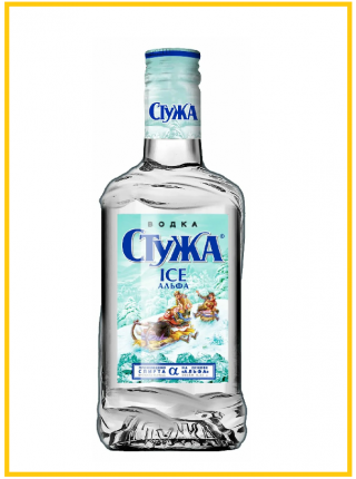 Водка Стужа Айс Альфа 0,5л. 40% Россия